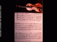 Violin with music score